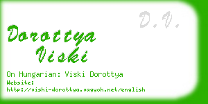 dorottya viski business card